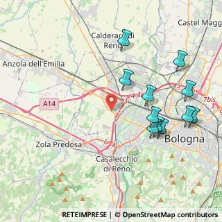 Mappa Viale Alcide de Gasperi, 40132 Bologna BO, Italia (4.43273)