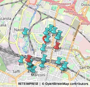 Mappa Via Camillo Procaccini, 40128 Bologna BO, Italia (0.9405)