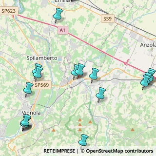 Mappa Via L. Benetti, 40053 Valsamoggia BO, Italia (6.336)