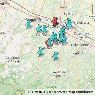 Mappa Via Coppi, 42014 Castellarano RE, Italia (11.937)