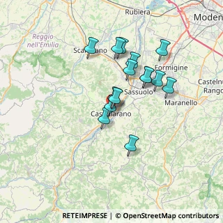 Mappa Via Coppi, 42014 Castellarano RE, Italia (5.91067)