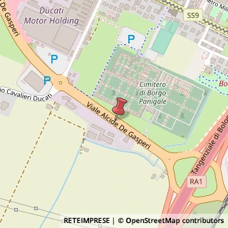 Mappa Viale Alcide de Gasperi, 4, 40132 Bologna, Bologna (Emilia Romagna)