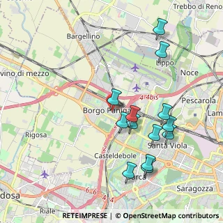 Mappa Via Aldo Pio Manuzio, 40132 Bologna BO, Italia (2.04923)
