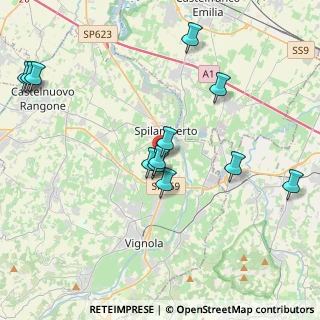 Mappa Via Piave, 41057 Spilamberto MO, Italia (4.305)