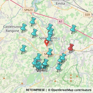 Mappa Via Piave, 41057 Spilamberto MO, Italia (3.962)