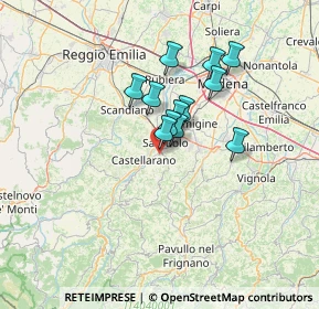 Mappa 44.51886780943885, 41049 Sassuolo MO, Italia (9.63917)