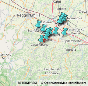 Mappa 44.51886780943885, 41049 Sassuolo MO, Italia (9.97467)