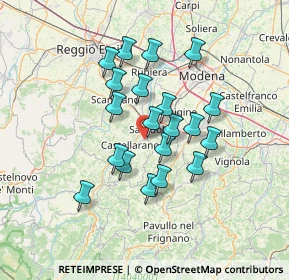 Mappa 44.51886780943885, 41049 Sassuolo MO, Italia (11.5585)