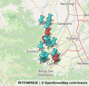 Mappa Via Pes di Villamarina, 12022 Busca CN, Italia (10.594)