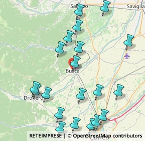 Mappa Via Pes di Villamarina, 12022 Busca CN, Italia (9.8115)