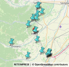 Mappa Via Pes di Villamarina, 12022 Busca CN, Italia (8.588)