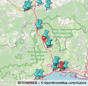 Mappa Via. Isolagiugno, 16013 Campo Ligure GE, Italia (9.6645)