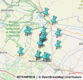 Mappa Via Don Giovanni Minzoni, 48017 Conselice RA, Italia (5.53353)