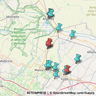 Mappa Via Don Giovanni Minzoni, 48017 Conselice RA, Italia (8.684)