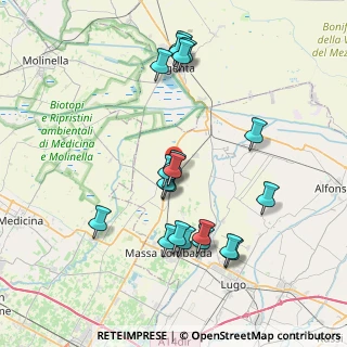 Mappa Via Don Giovanni Minzoni, 48017 Conselice RA, Italia (7.712)