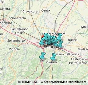 Mappa Via Girolamo Cardano, 40132 Bologna BO, Italia (6.42929)