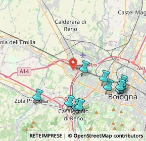 Mappa Via Girolamo Cardano, 40132 Bologna BO, Italia (4.63636)