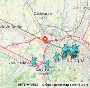 Mappa Via Girolamo Cardano, 40132 Bologna BO, Italia (4.60333)