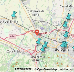 Mappa Via Girolamo Cardano, 40132 Bologna BO, Italia (6.09167)