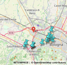 Mappa Via Girolamo Cardano, 40132 Bologna BO, Italia (4.08083)