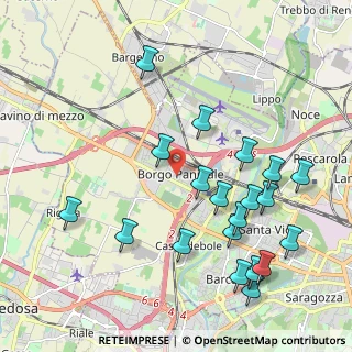 Mappa Via Girolamo Cardano, 40132 Bologna BO, Italia (2.329)