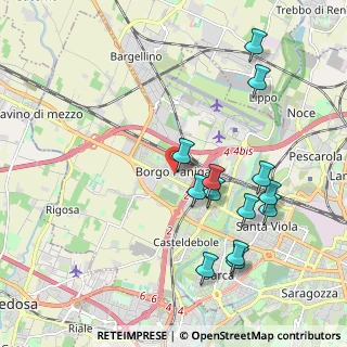 Mappa Via Girolamo Cardano, 40132 Bologna BO, Italia (2.14769)