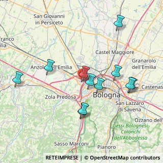 Mappa Via Girolamo Cardano, 40132 Bologna BO, Italia (7.75091)