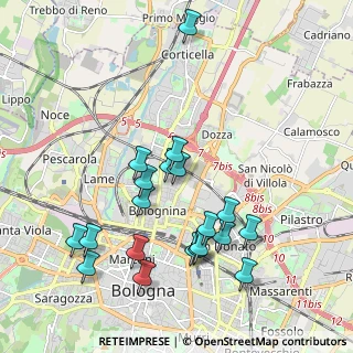 Mappa Via Don Giovanni Fornasini, 40128 Bologna BO, Italia (2.07)