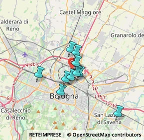 Mappa Via Don Giovanni Fornasini, 40128 Bologna BO, Italia (2.95)