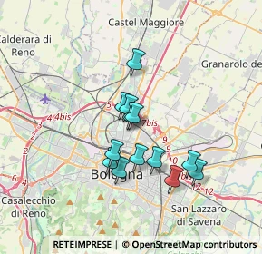 Mappa Via Don Giovanni Fornasini, 40128 Bologna BO, Italia (2.69538)