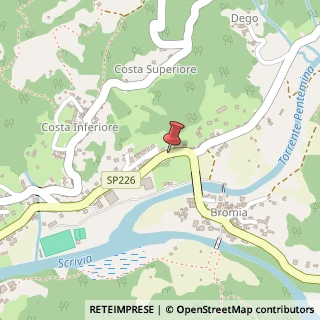 Mappa Via Milite Ignoto, 58/B, 16026 Montoggio, Genova (Liguria)