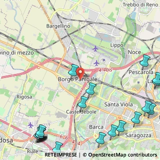 Mappa Via Ercole Nani, 40132 Borgo Panigale BO, Italia (3.5845)