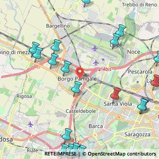 Mappa Via Ercole Nani, 40132 Borgo Panigale BO, Italia (3.2255)