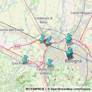 Mappa Via Ercole Nani, 40132 Borgo Panigale BO, Italia (3.91727)