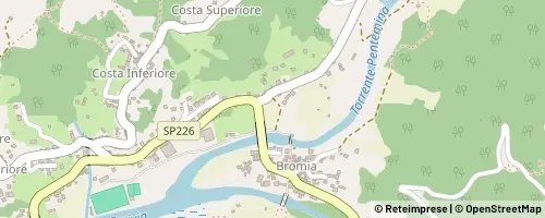Mappa Montoggio