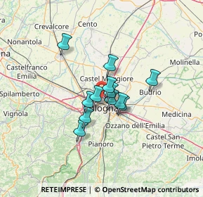 Mappa , 40129 Bologna BO, Italia (8.35083)