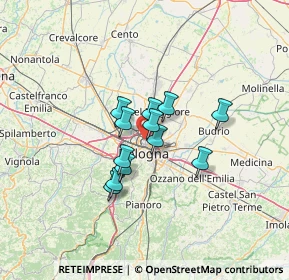 Mappa , 40129 Bologna BO, Italia (8.77417)