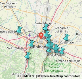 Mappa , 40129 Bologna BO, Italia (6.13929)