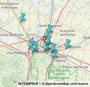 Mappa , 40129 Bologna BO, Italia (4.73167)