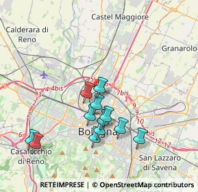 Mappa , 40129 Bologna BO, Italia (3.50417)