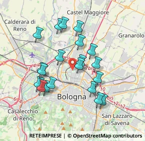 Mappa , 40129 Bologna BO, Italia (3.3905)