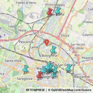 Mappa , 40129 Bologna BO, Italia (2.69923)