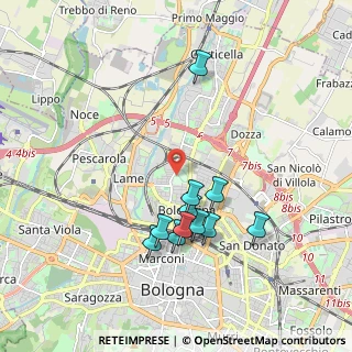 Mappa , 40129 Bologna BO, Italia (1.79727)