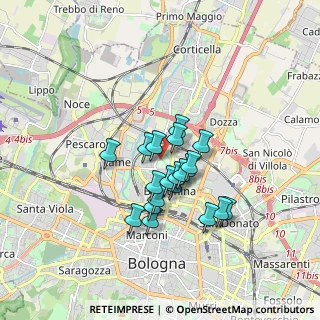 Mappa , 40129 Bologna BO, Italia (1.3105)