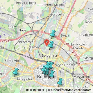 Mappa , 40129 Bologna BO, Italia (2.74167)