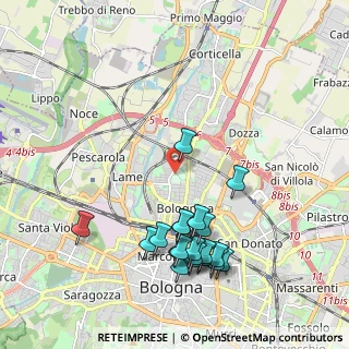 Mappa , 40129 Bologna BO, Italia (2.2405)