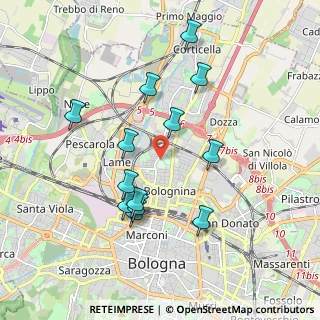 Mappa , 40129 Bologna BO, Italia (1.82769)