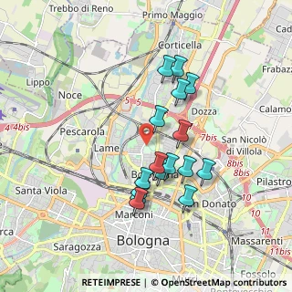 Mappa , 40129 Bologna BO, Italia (1.59875)