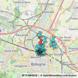 Mappa , 40129 Bologna BO, Italia (1.5155)