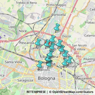 Mappa , 40129 Bologna BO, Italia (1.39733)